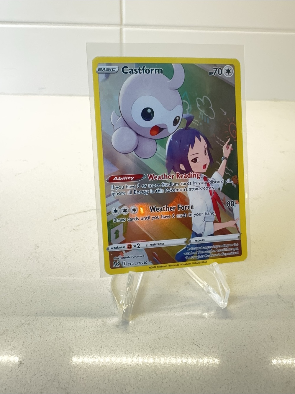 Pokemon TCG Card - Castform #TG11 Pokemon Lost Origin